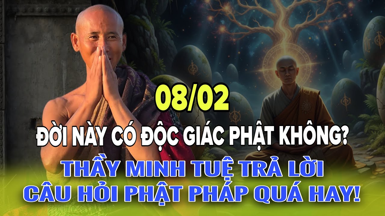 08/02 Thầy Minh Tuệ Trả Lời Câu Hỏi Về Phật Pháp Quá Hay! - Đời Này Có Độc Giác Phật Không?