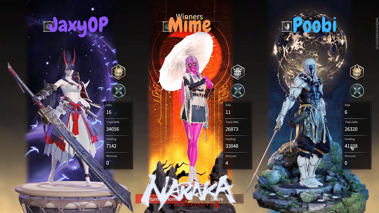 Naraka: Bladepoint | HighLights | JaxyOP - MIME - Poobi | Rank Trios 33 kill #NARAKA #Solokill