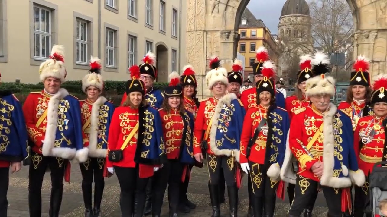 Rote Husaren Mainz-Kostheim Parade der Garden 2024