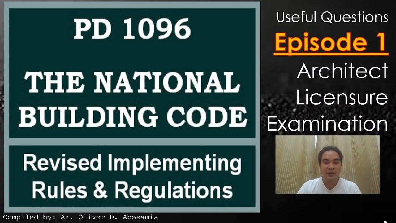 NBCP PD1096 Sample Questions PD 1096 Episode 1- Architect Licensure Exam - ALE Review