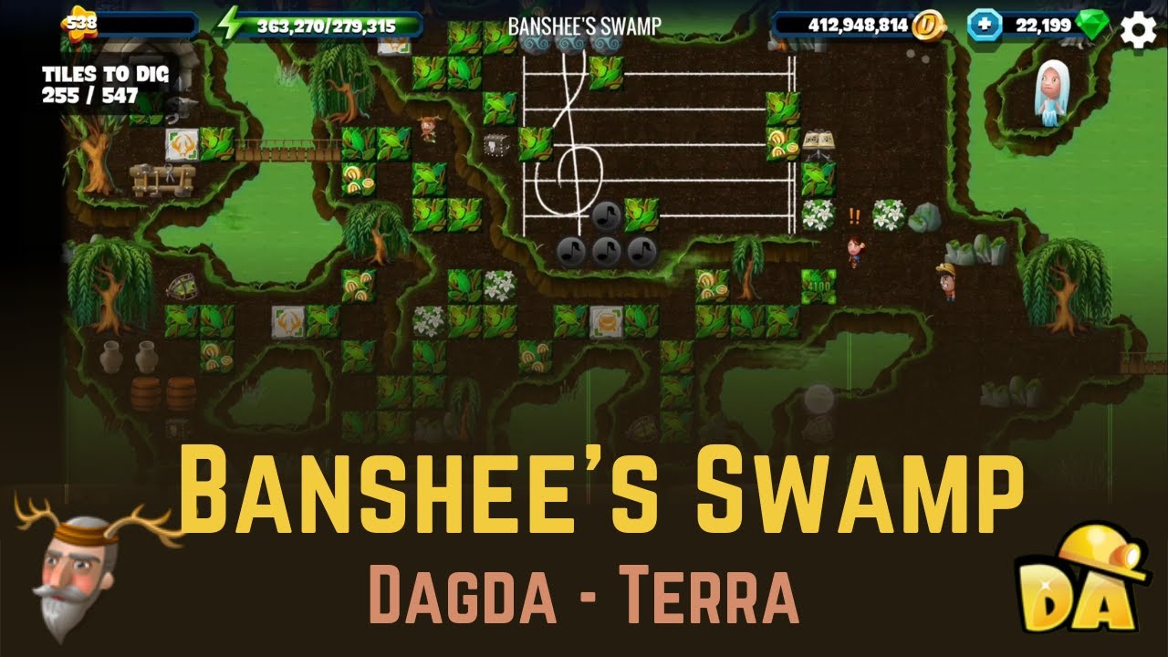 Banshee's Swamp - #7 Dagda - Diggy's Adventure