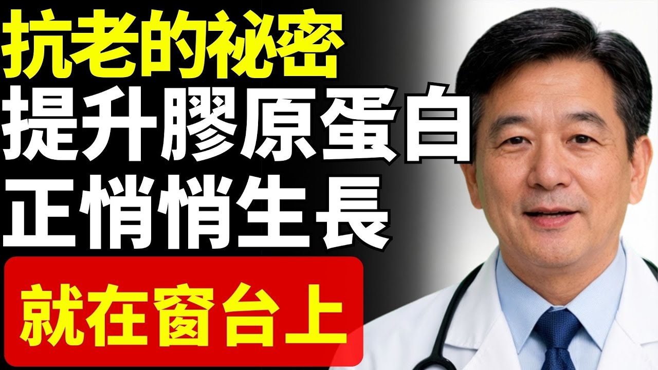 這種抗老、促進膠原蛋白的天然祕密，可能就長在你窗台上