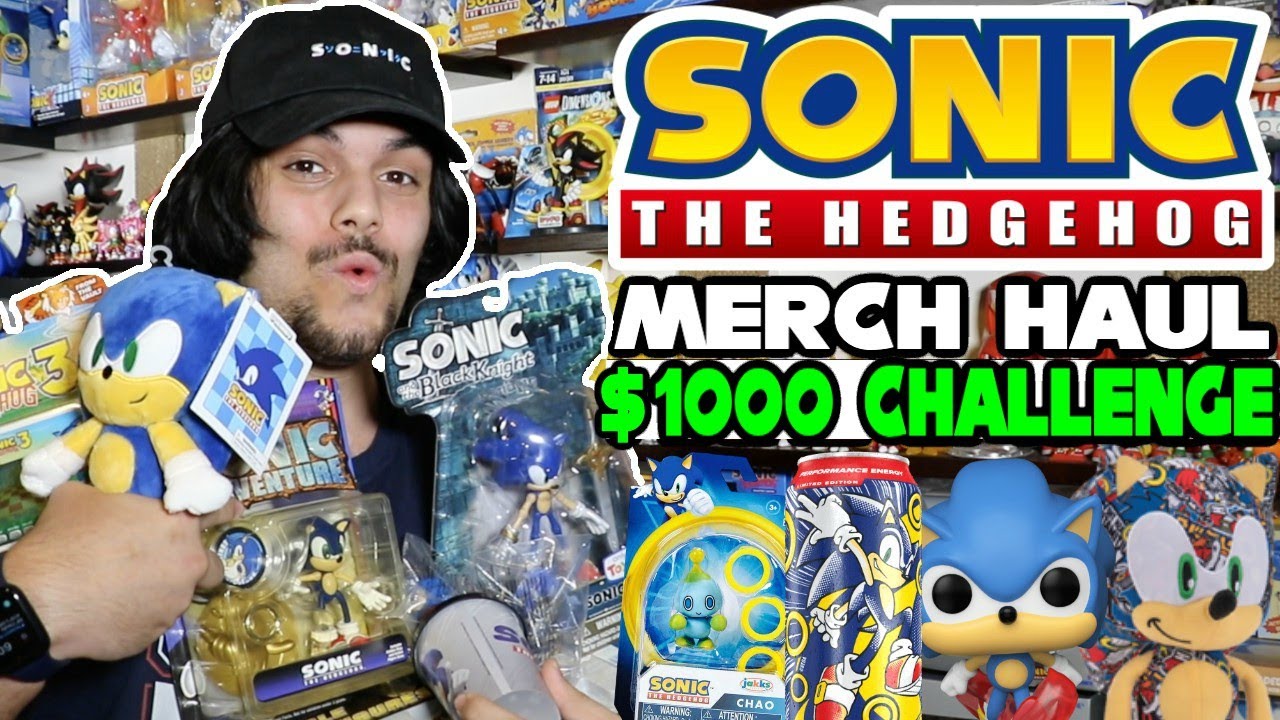 Sonic Merch Haul - $1,000 Sonic Challenge (Toys, Plushies, Movies & Collectables)