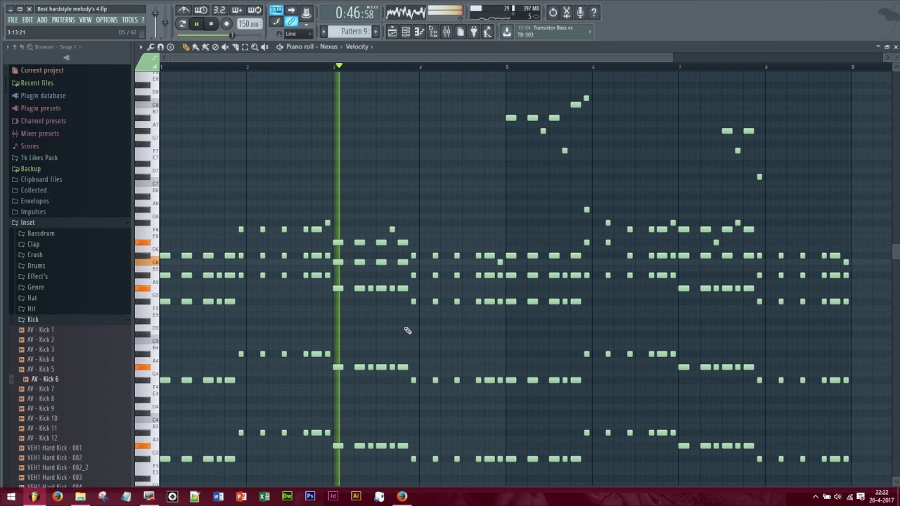 5 euphoric hardstyle melody's 4 (FLP download) #melody's