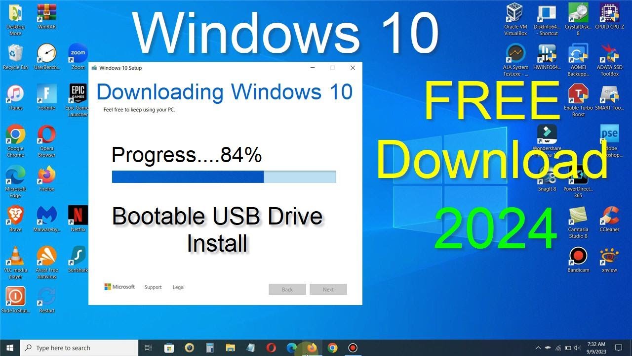 How to Download Windows 10 Directly from Microsoft - Windows 10 Download on USB 2024