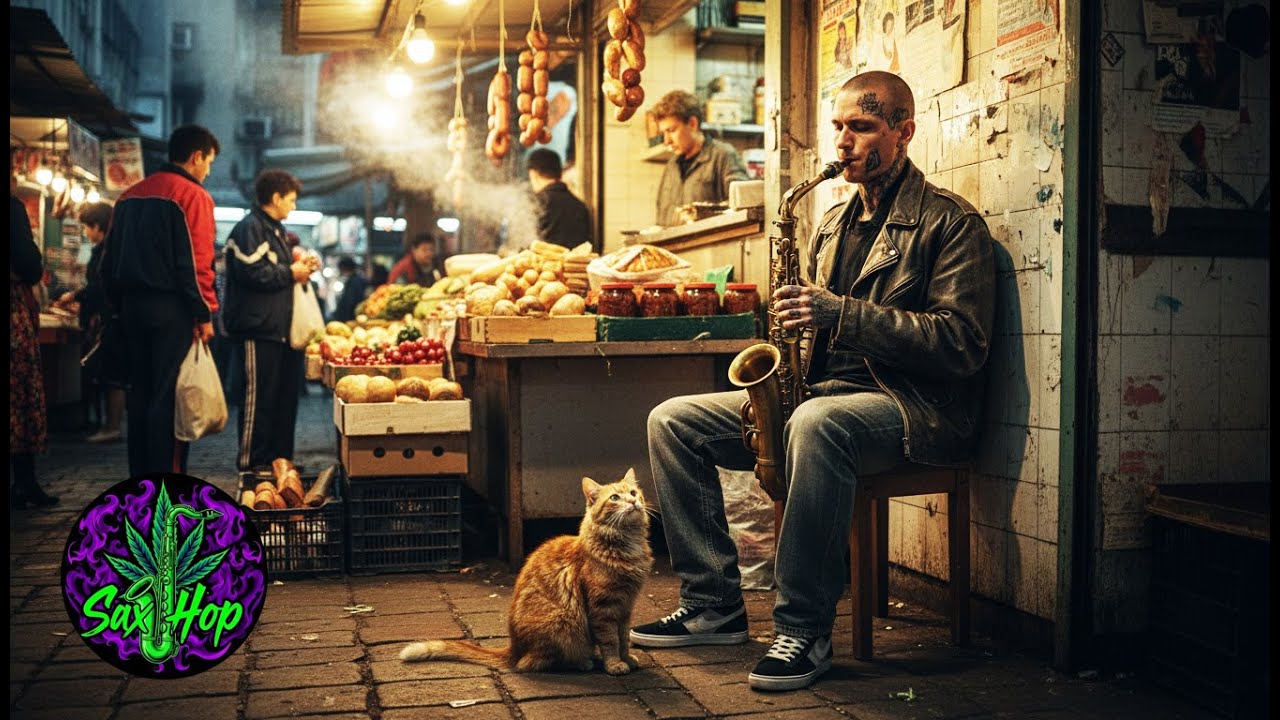 Street Corners Whisper Under Saxophone and Night Air // Cinematic Jazz Rap Noir