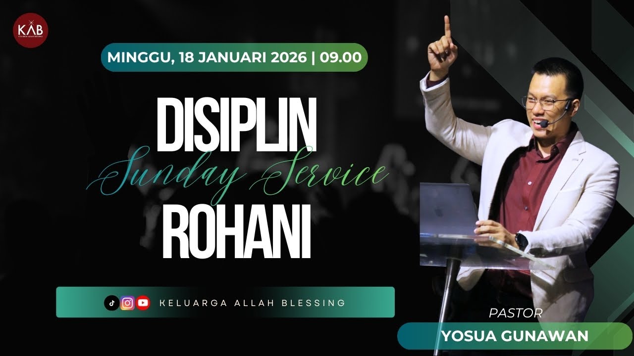 DISIPLIN ROHANI oleh Ps.Yosua Gunawan