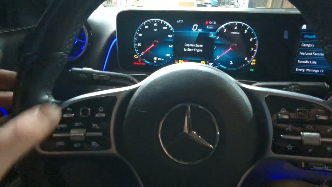 Сброс сервисного обслуживания масла Mercedes Benz GLB 250 2020 года