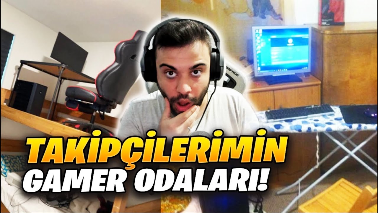TAKİPÇİLERİMİN EVİNE KONUK OLDUM ! İLGİNÇ GAMER ODALARI