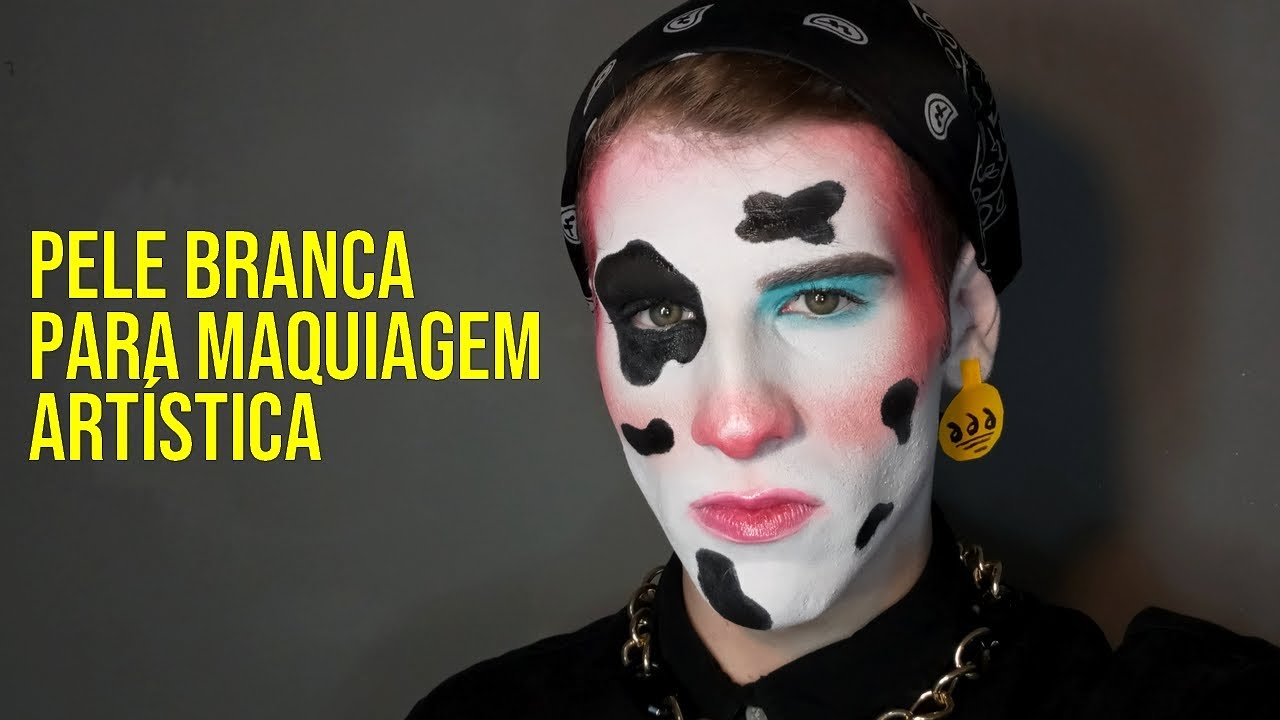 COMO FAZER PELE BRANCA |  MAQUIAGEM ARTÍSTICA