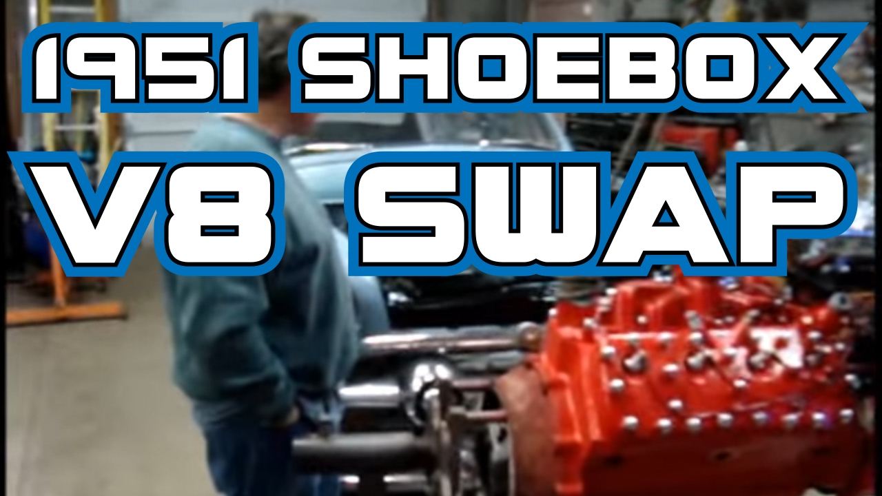 1951 Shoebox Ford Flathead v8 Engine Swap