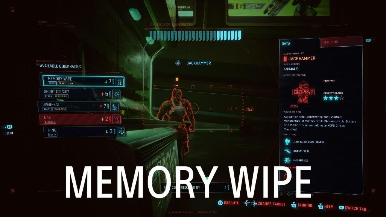 Memory Wipe