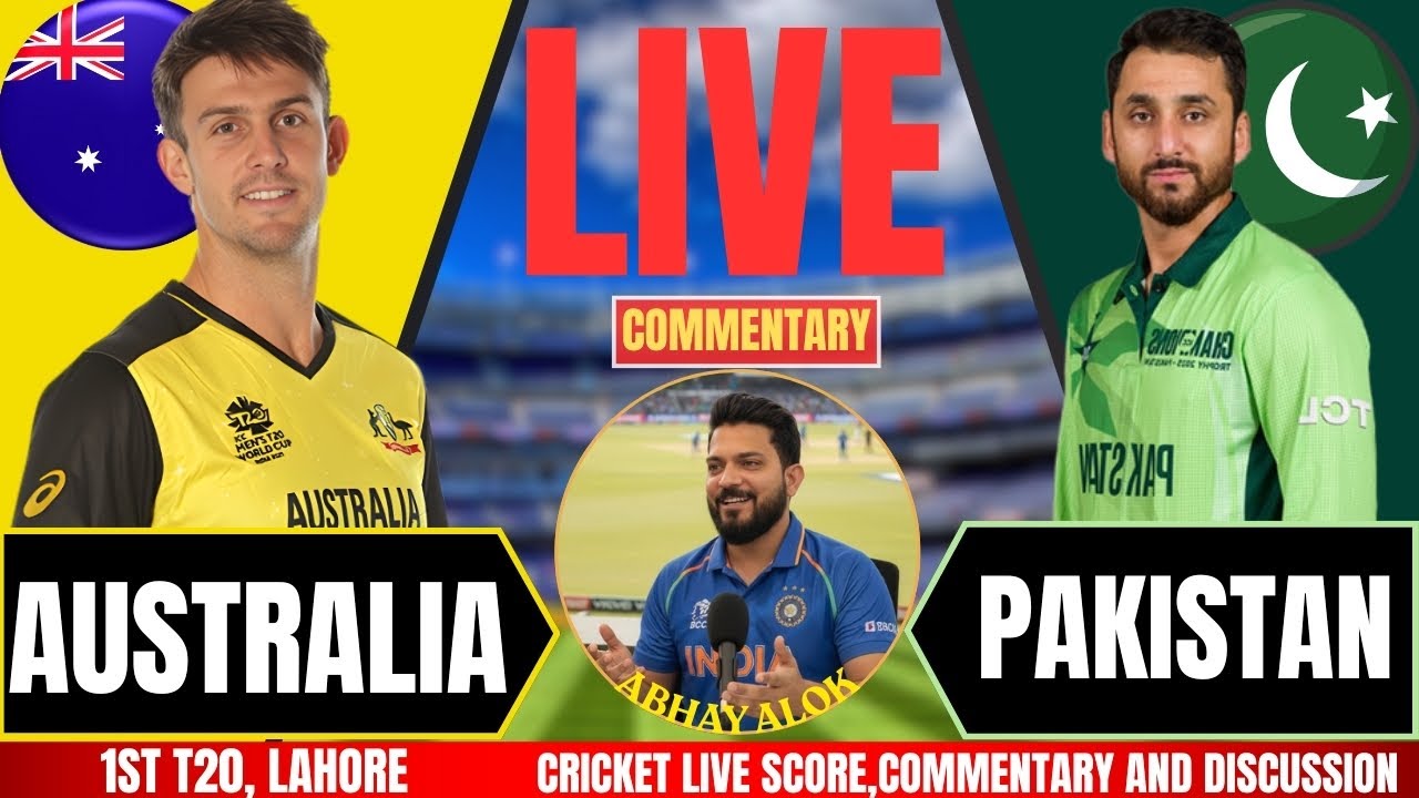 Australia vs Pakistan | 1ST T20 LIVE | Live Cricket Score & Commentary | PAK vs AUS