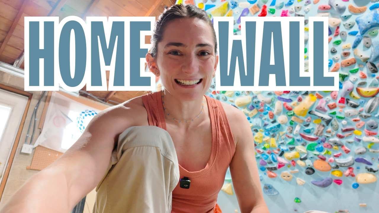 Session at The Condie Shop: Kyra's Home Climbing Wall