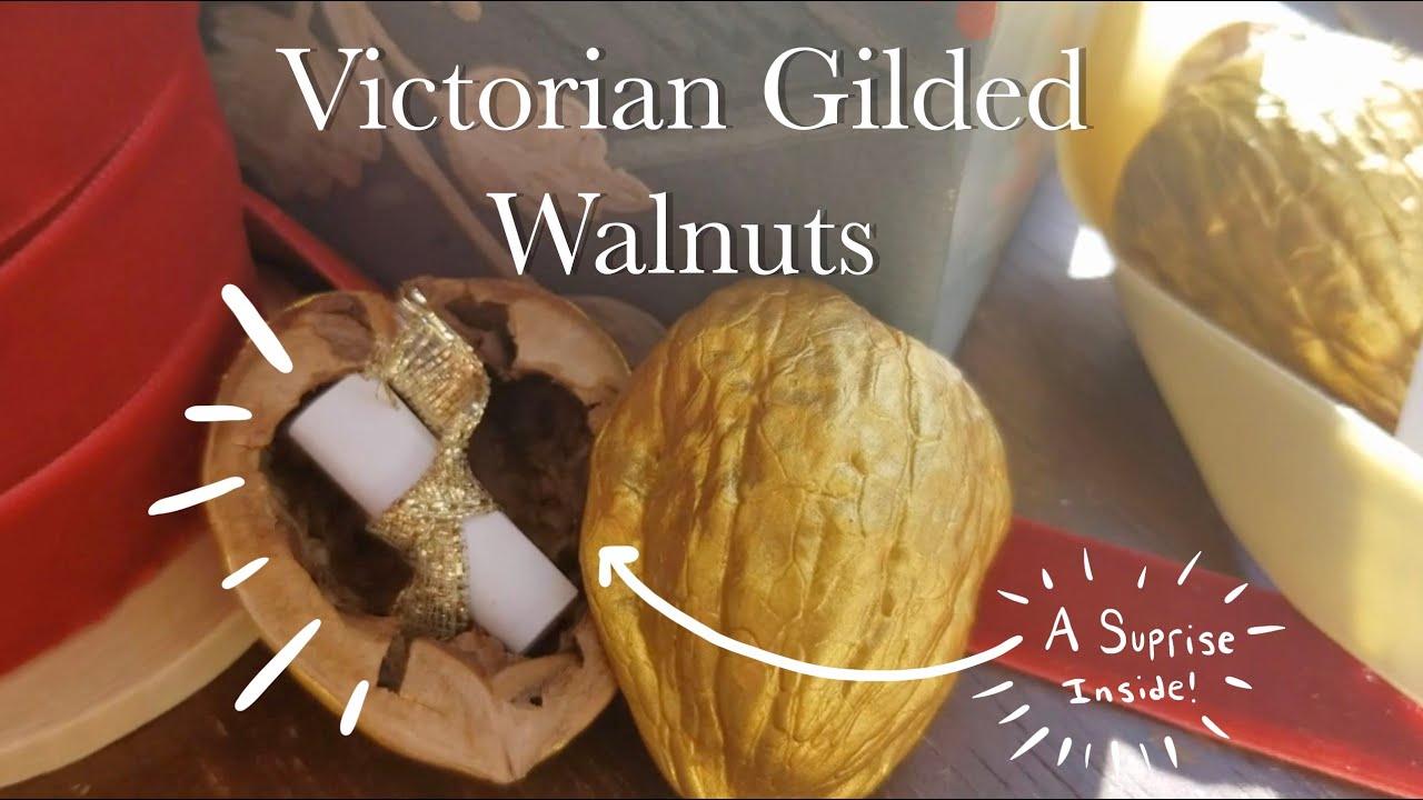 A Very Victorian Christmas: Gilded Walnuts