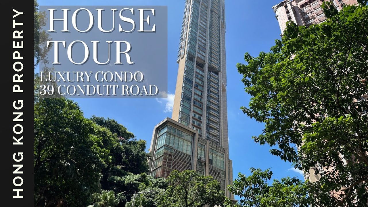 🇭🇰 4K HOUSE TOUR | 39 CONDUIT ROAD - LUXURY HIGHRISE IN MID LEVELS  | Hong Kong