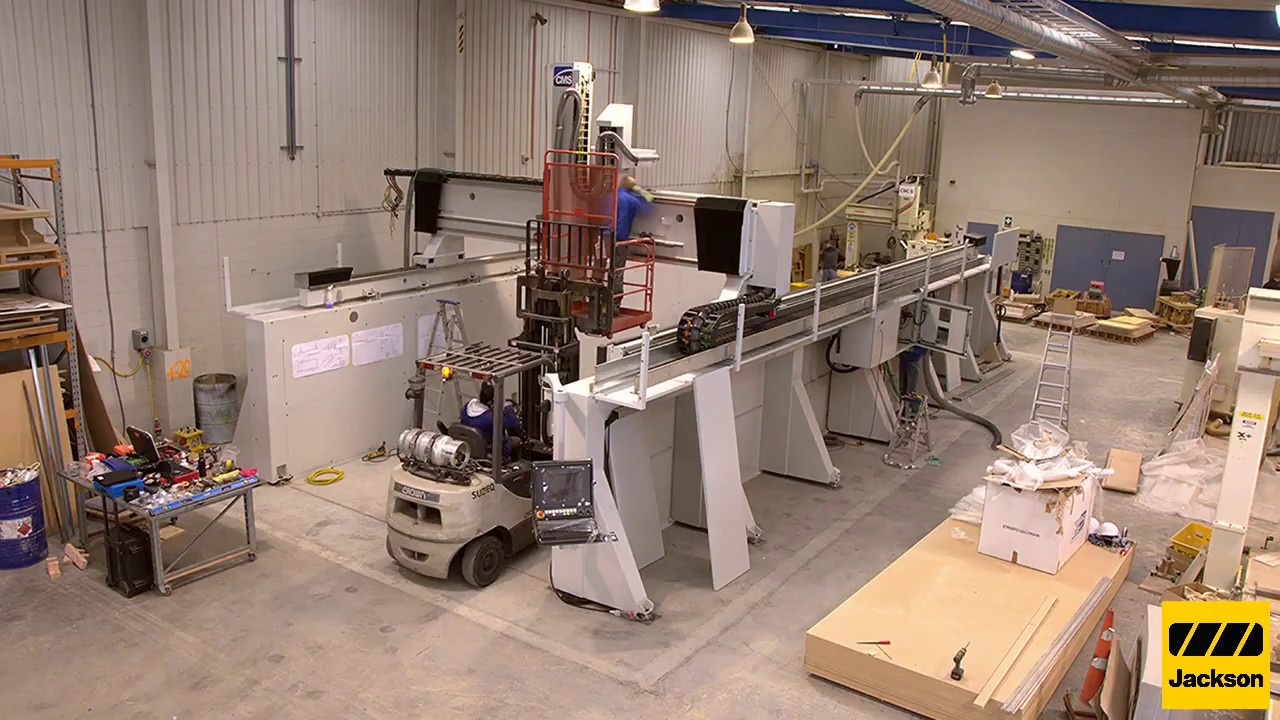 MASSIVE CMS 5-Axis CNC installation and build video - Time Lapse
