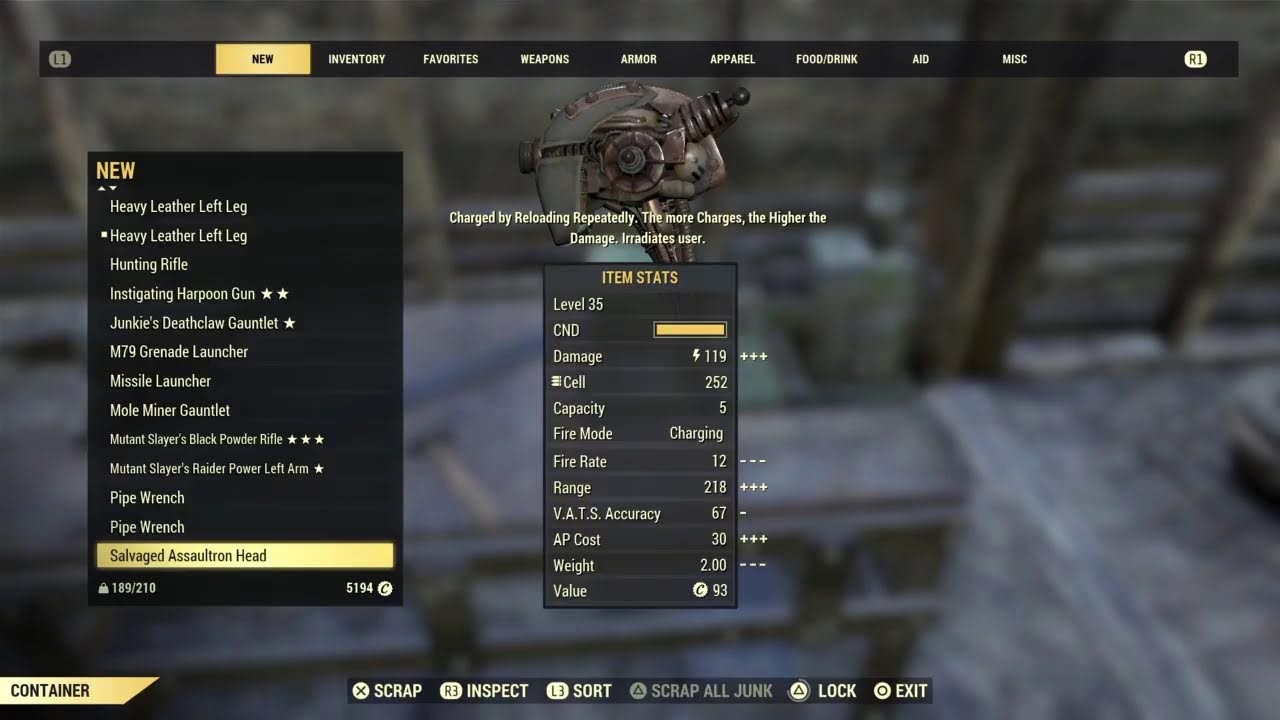 Playing the free trial of Fallout 76