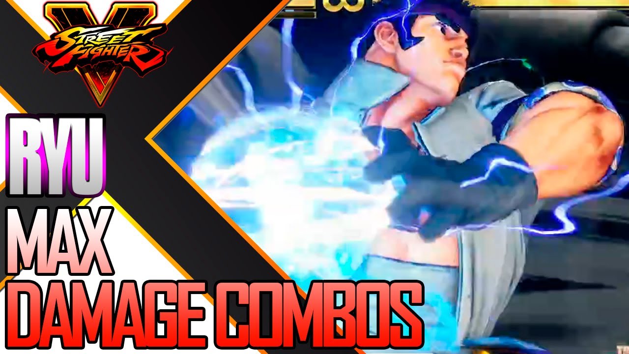 SEASON 5.5 RYU MAX DAMAGE BNB COMBOS SF5 / Street Fighter 5 / SFV SPRING UPDATE