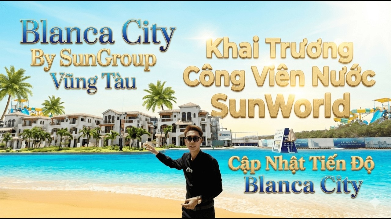 Blanca City By SunGroup Vũng Tàu | Khai Trương Công Viên Nước SunWorld, Cập Nhật Tiến Độ Blanca City