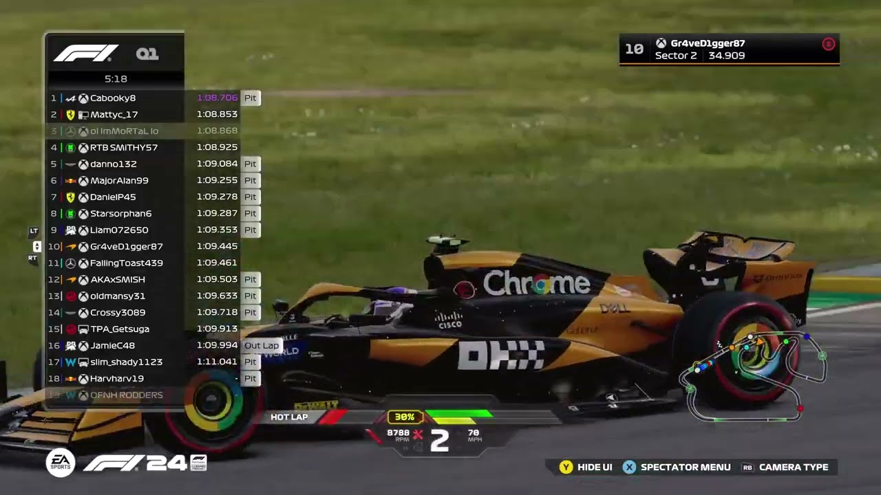 RSF1 Season 13 Division 3 Race 1 Sao Paulo Brazil