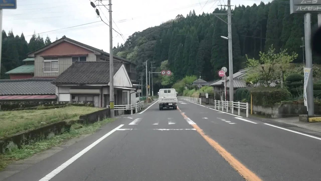 【車載動画】(No,51)  霧島温泉郷(丸尾の滝)〜妙見温泉〜隼人町西光寺交差点まで