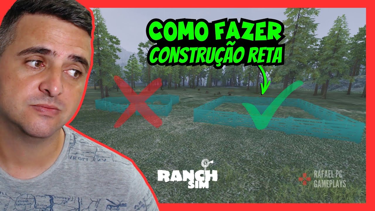 CONSTRUÇÃO TORTA JAMAIS | COMO FAZER PARA DEIXAR TUDO RETINHO NO RANCHO? | Ranch Simulator