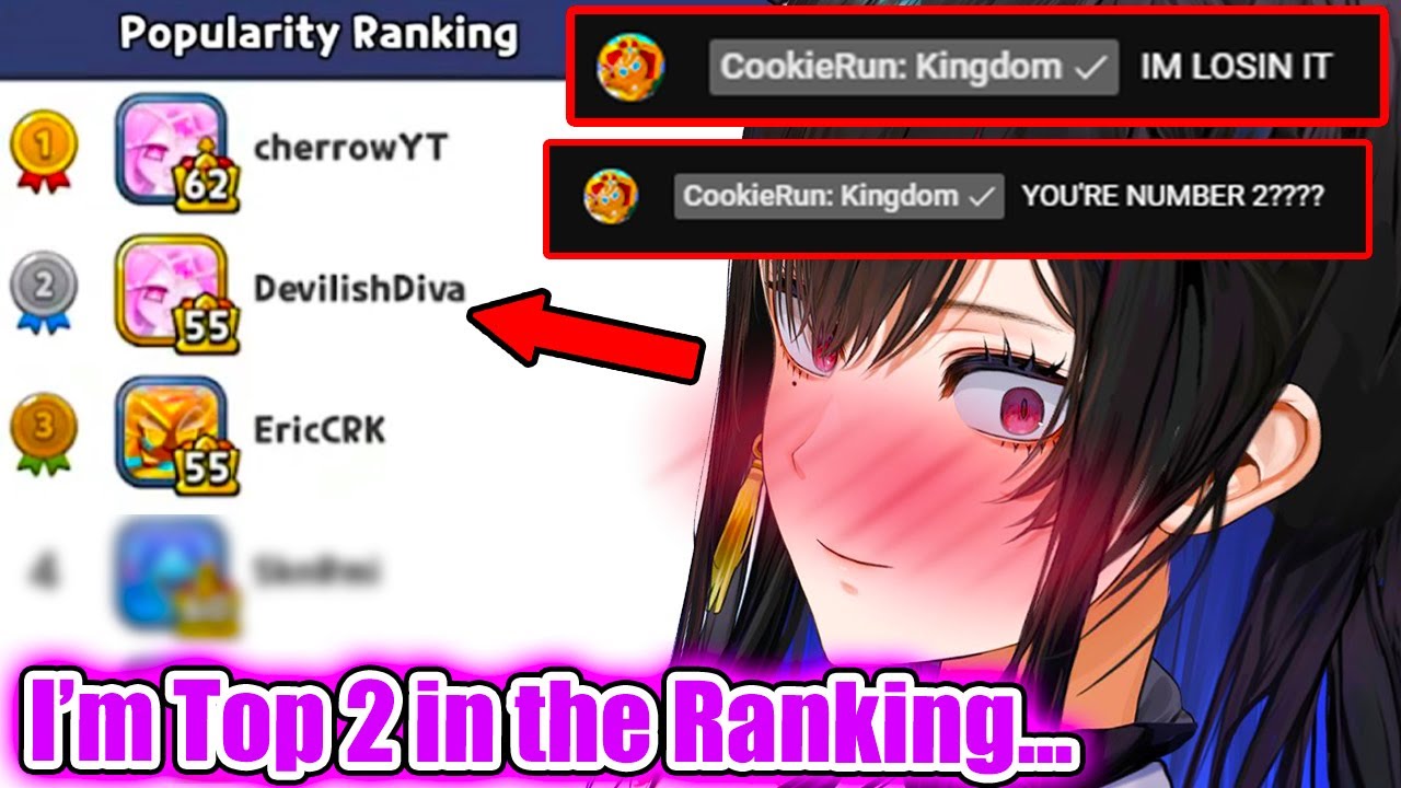 Cookie Run Kingdom Loses It When Nerissa Reveals She's Top 2 in the Game【Hololive EN】