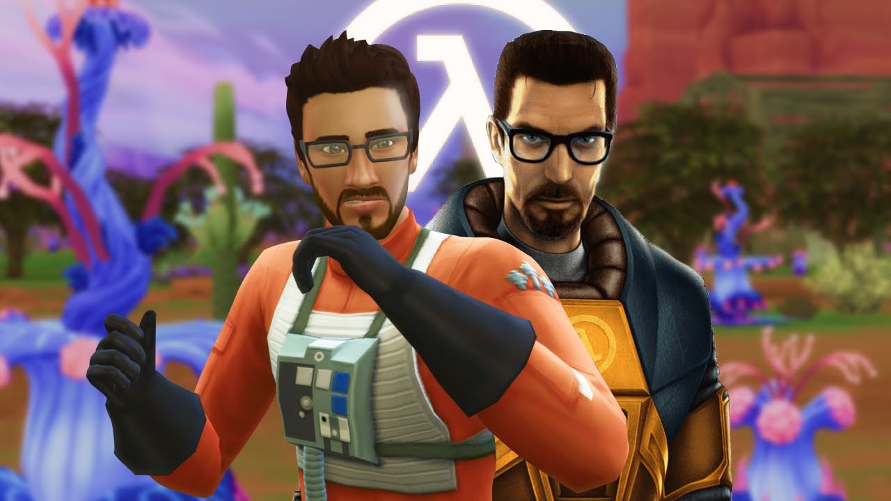 Это HALF LIFE, но я играю в Симс 4
