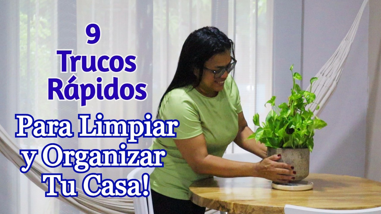 🟣 9 TIPS FÁCILES para un Hogar Limpio y Organizado! | Jardineria | Vlogs diarios de Ama de casa!