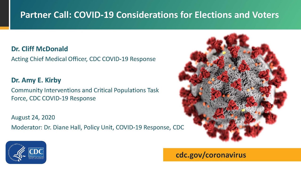 COVID-19 Partner Update Call: Health and Safety at the Polling Place