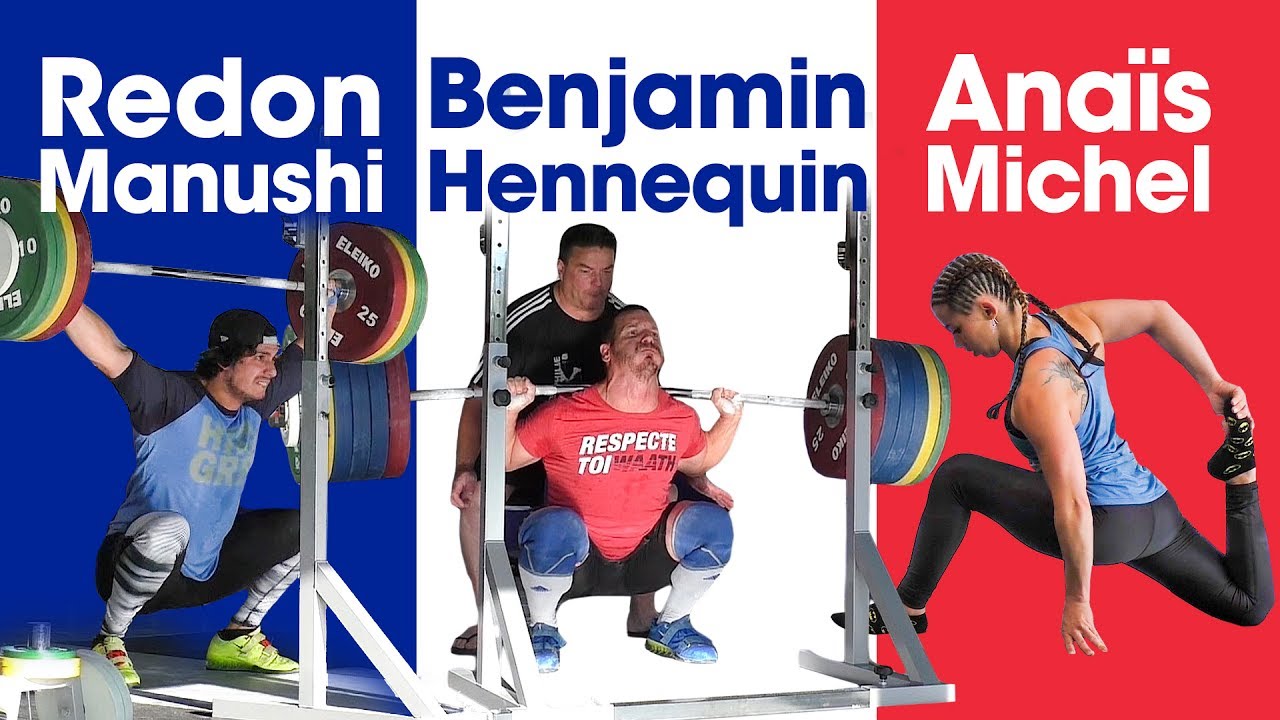 French Team 🇫🇷 Benjamin Hennequin, Anaïs Michel, Redon Manushi Powercamp Training Session