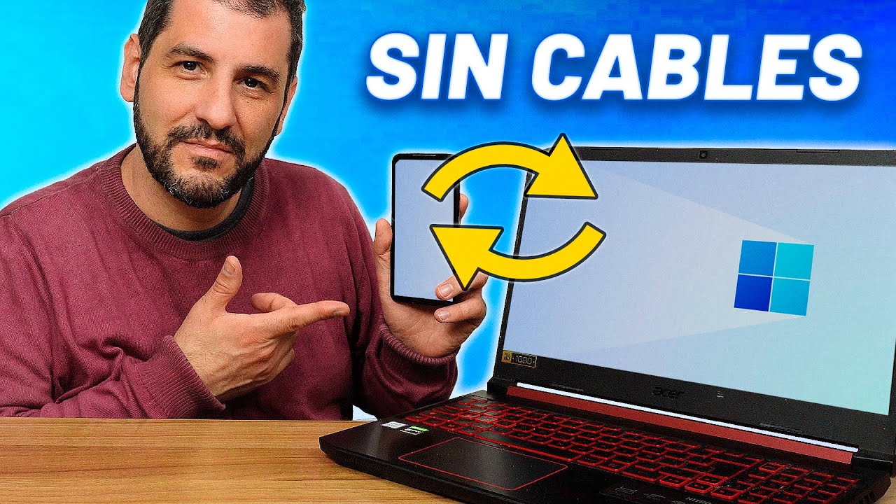 Cómo Transferir Archivos de Celular a PC Sin Cables!