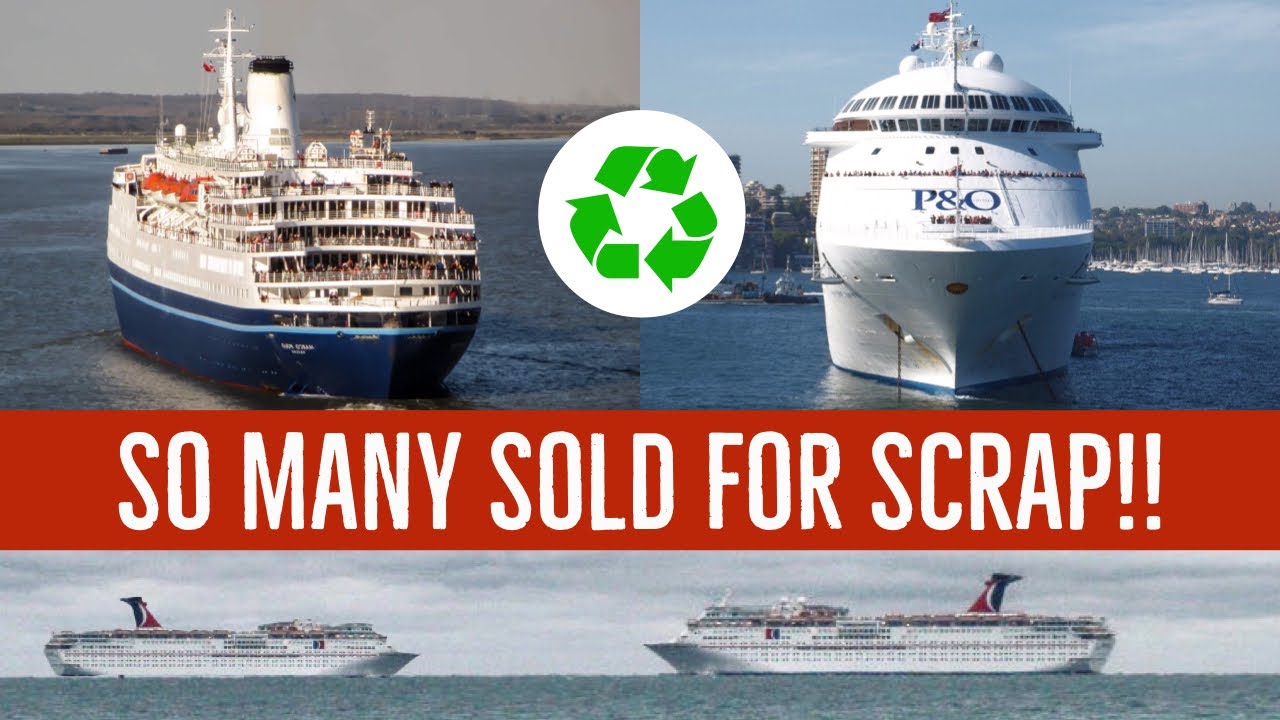 The 14 Cruise Ships SOLD FOR SCRAP in 2020! Cruise Ships Recycled in 2020/2021.