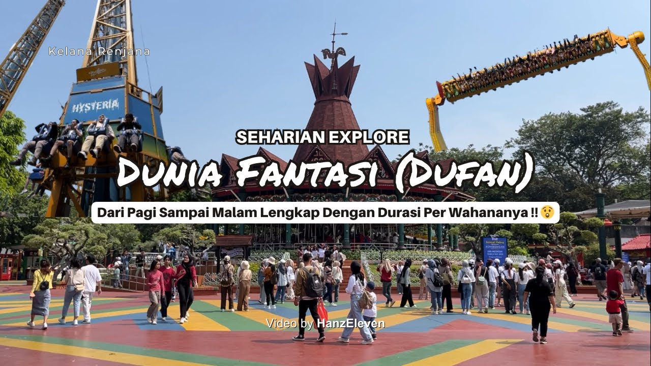 Seharian Explore Dunia Fantasi (Dufan) Jakarta Dari Pagi Sampai Malam