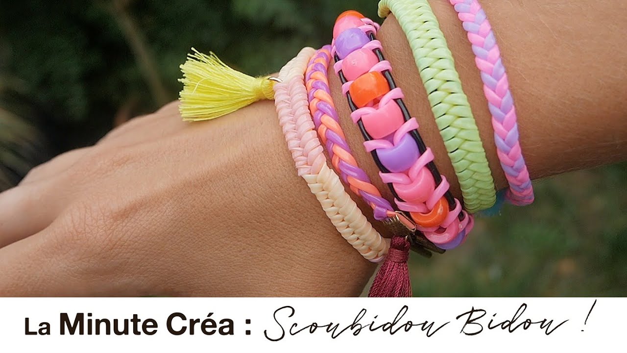 La Minute Créa : DIY Bracelets Scoubidous !