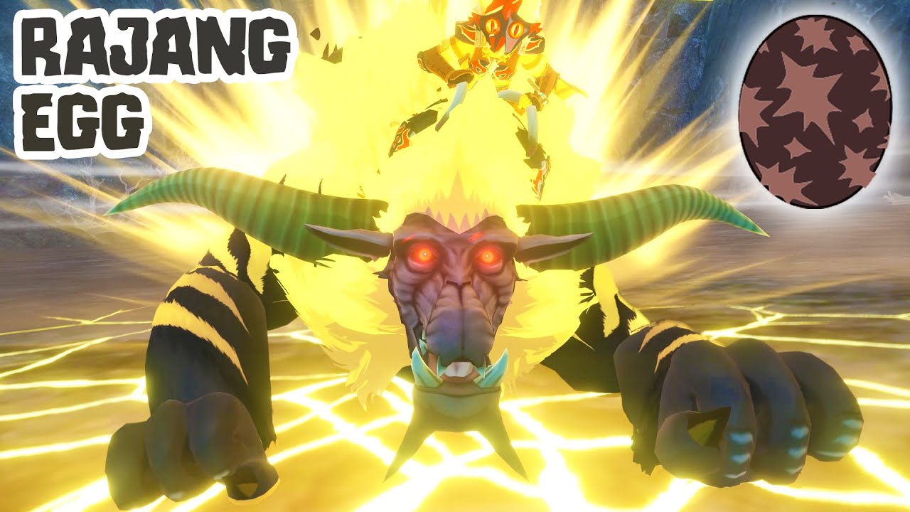 RAJANG THUNDER APE EGG IN ALCALA SUPER RARE MONSTER DEN - MONSTER HUNTER STORIES 2 WINGS OF RUIN