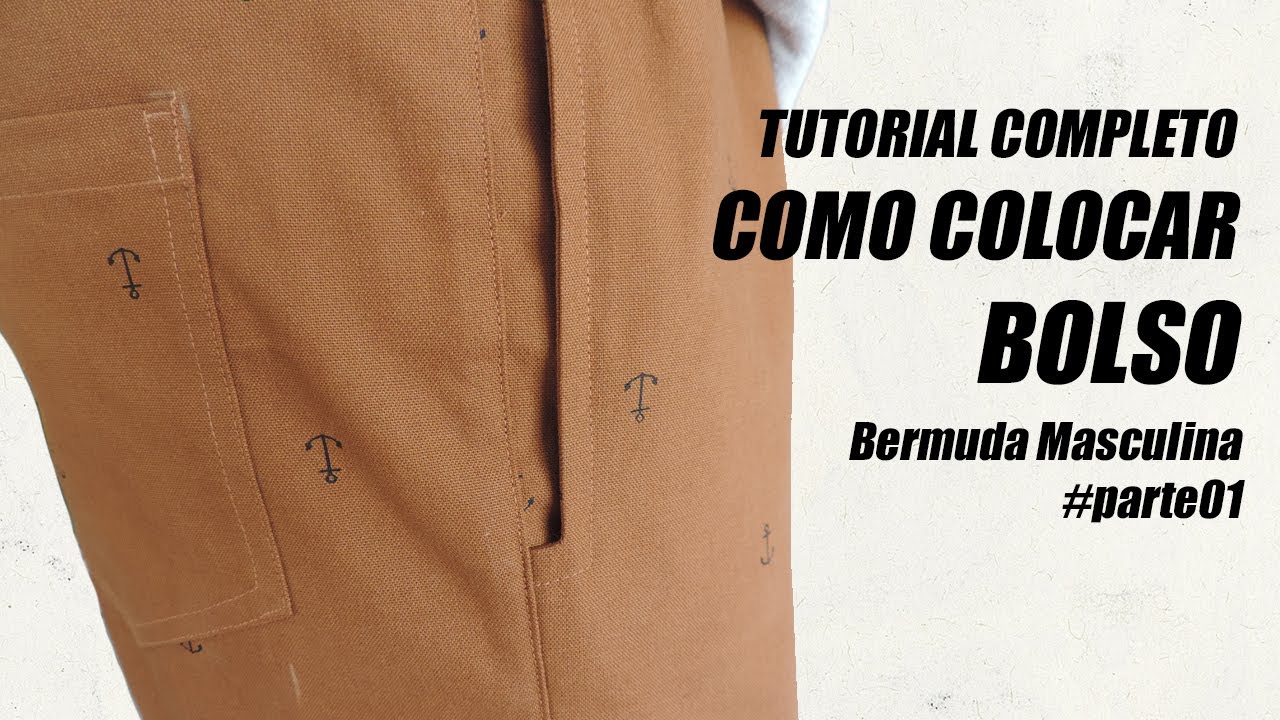 РУКОВОДСТВО ПО УСТАНОВКЕ КАРМАНА НА МУЖСКИХ ШОРТАХ - 