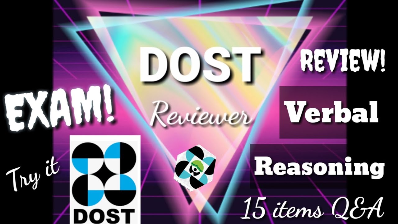 DOST SCHOLARSHIP EXAM REVIEWER I Verbal Reasoning