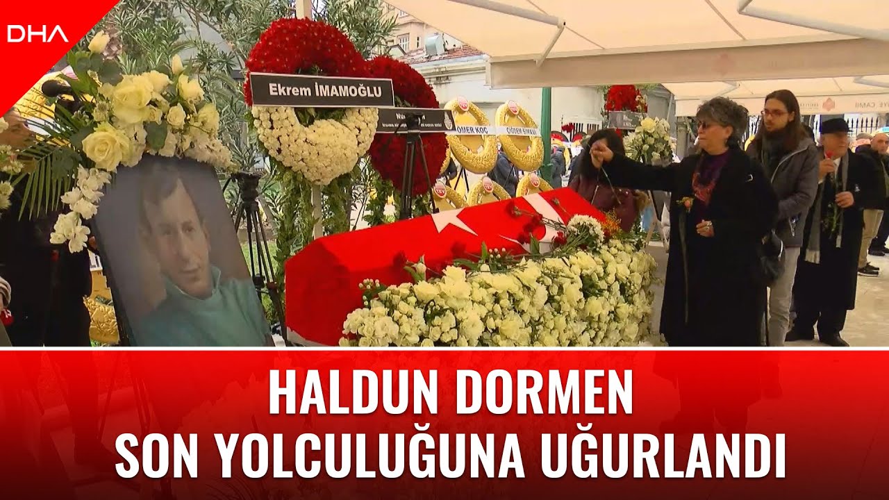 Türk Tiyatrosunun önemli isimlerinden sanatçı Haldun Dormen son yolculuğuna uğurlandı