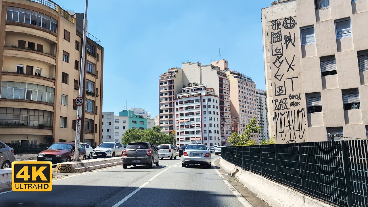 São Paulo, Brazil DRIVING TOUR - Virtual City Tour