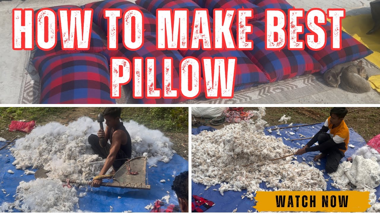 How to Stitch a Long-Lasting Pillow | Cotton + Fiber Technique 😍