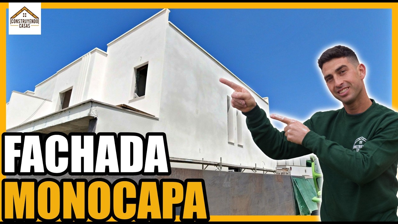 🔶Enlucido MONOCAPA Capa Gruesa🔶 Fachada completa, a maquina.