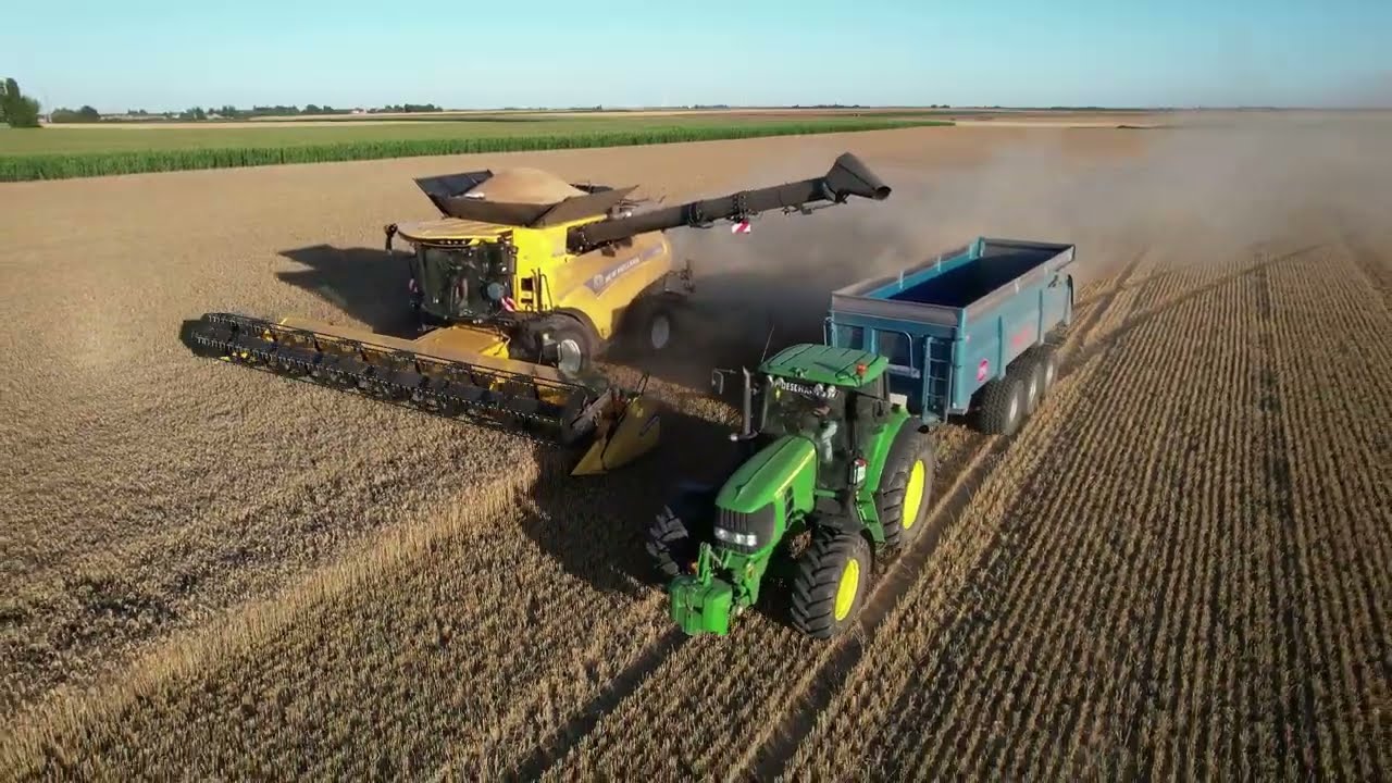 NEW HOLLAND CR 8.90 John Deere 6930 + Maupu 24t