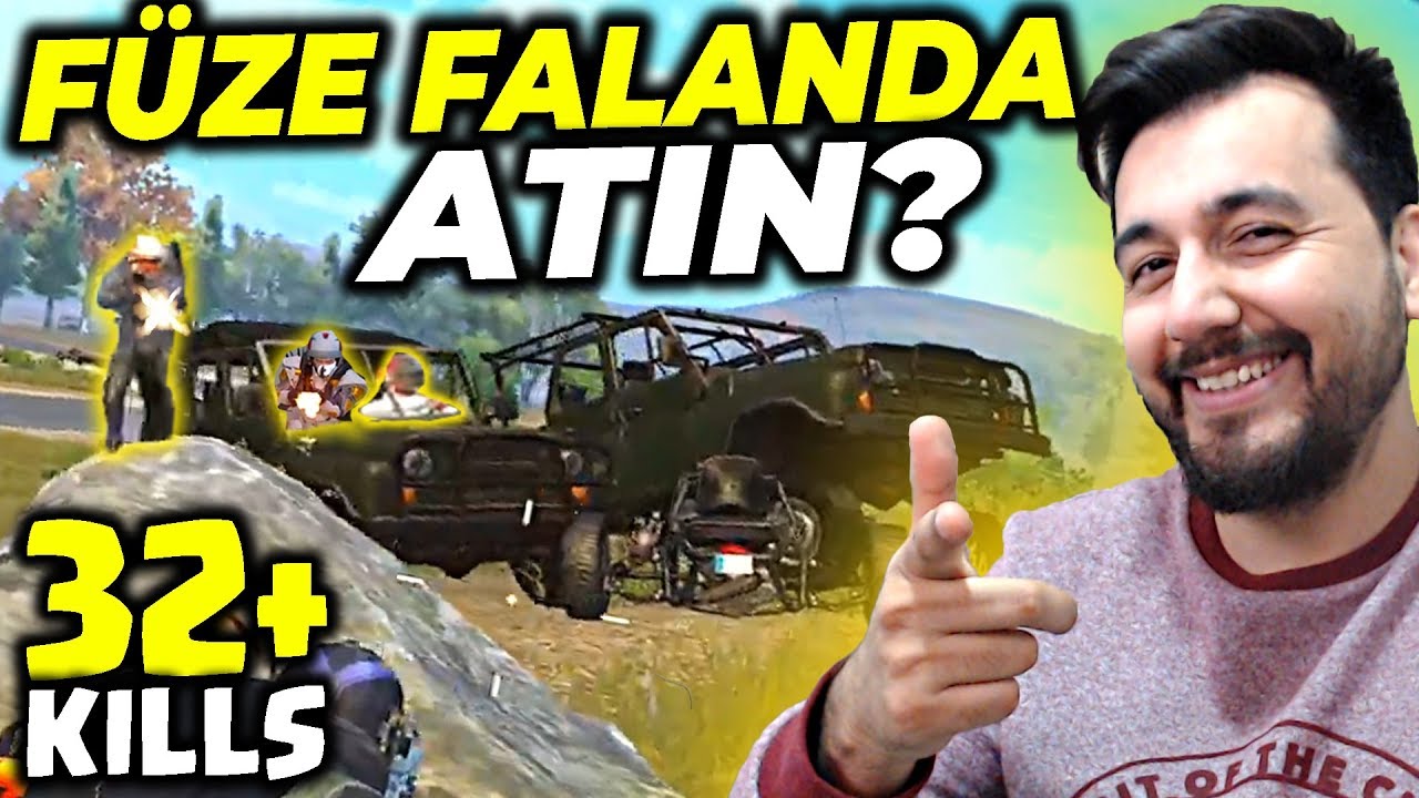 32 KILLS BÖYLE ÖLMEM FÜZE FALAN ATIN PUBG MOBILE