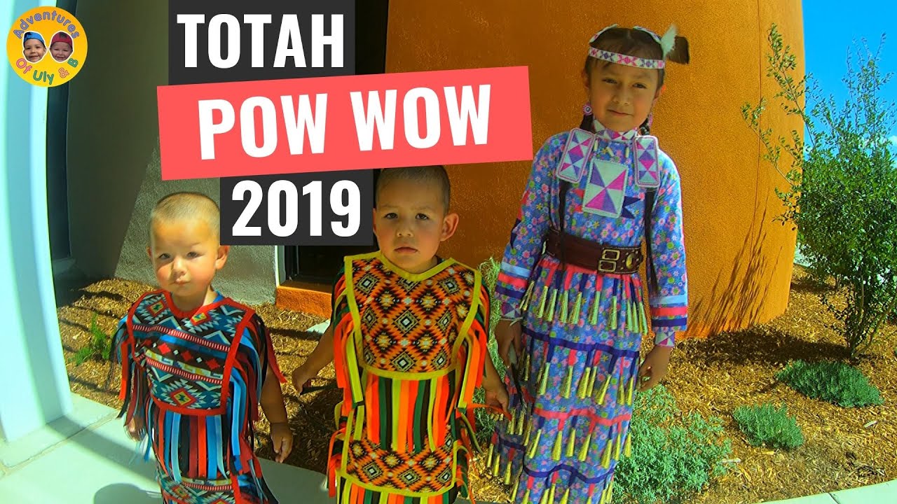 Kids grass dance at Totah Festival 2019 pow wow | native american art |  farmington new mexico