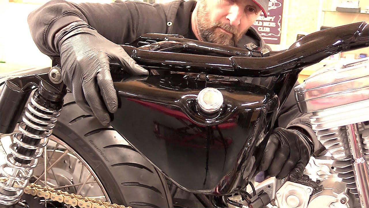 Harley Sportster Project, Paintwork and Wiring Harness Rebuild !
