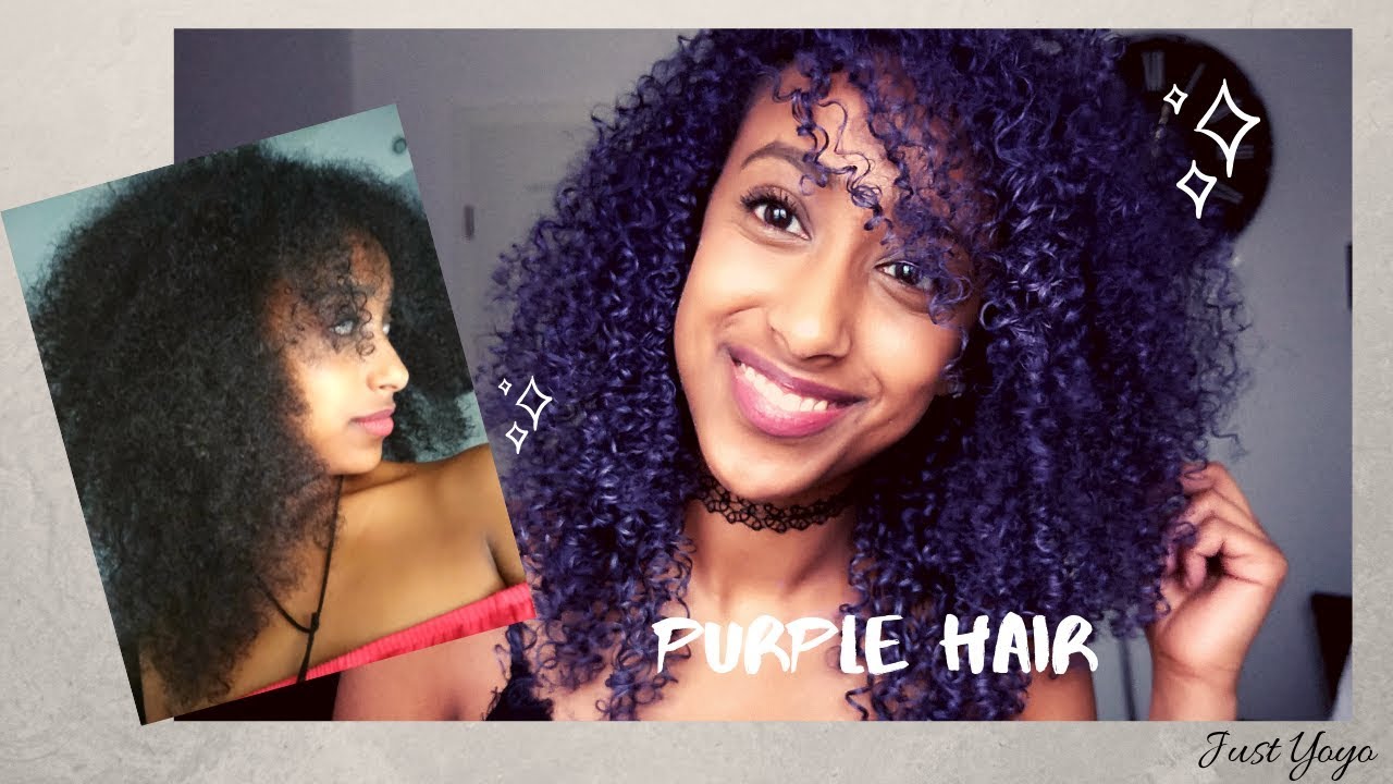 Haare färben (LILA)/ (auswaschbare Haarfarbe)
