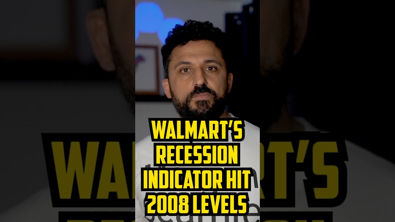 Walmart Recession Indicator at 2008 Level  #stocks #walmart #recession #finance #crisis #inflation