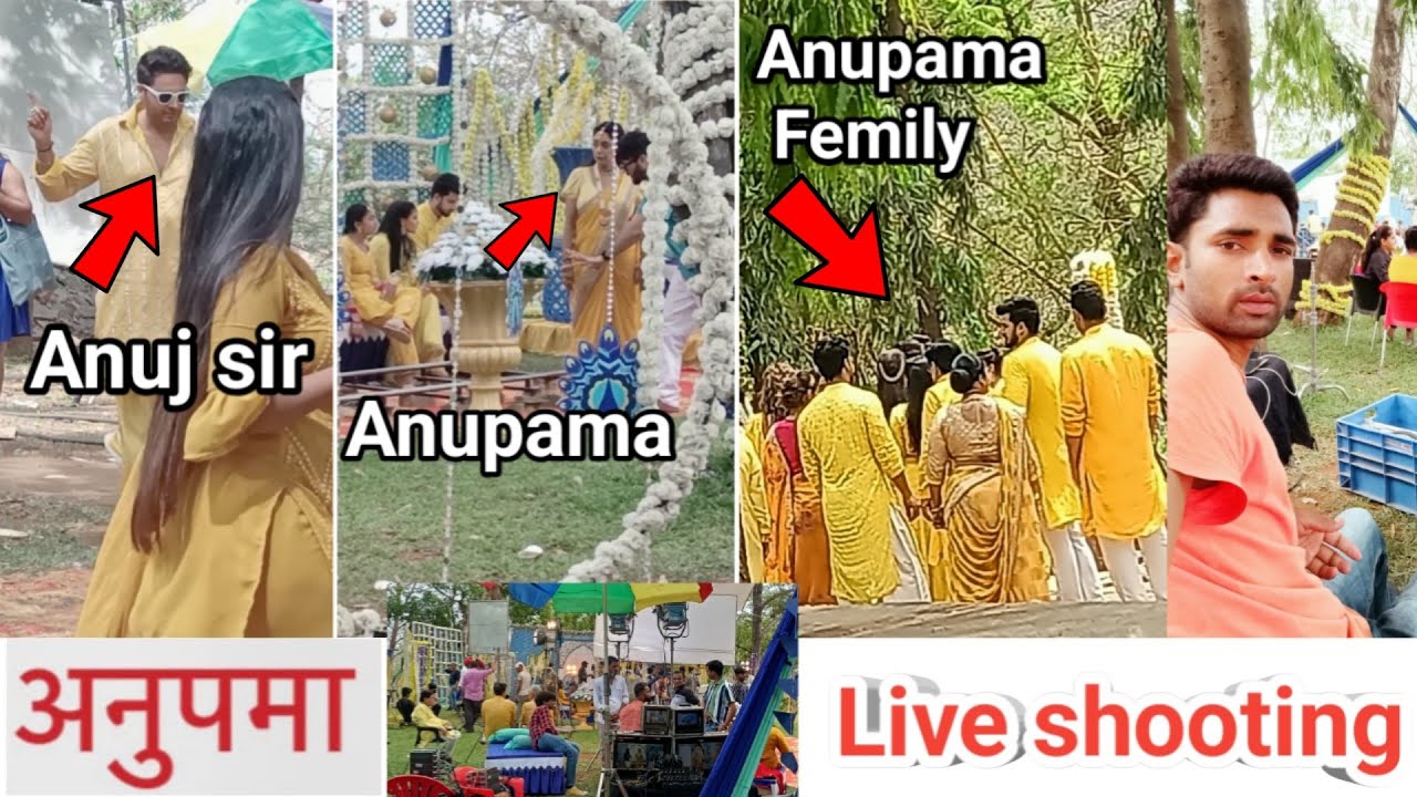 On location shooting of Anupama in Film City Mumbai